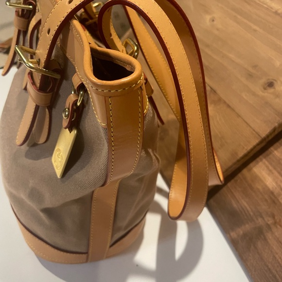 Dooney & Bourke Tan and Brown Tote - Picture 4 of 11